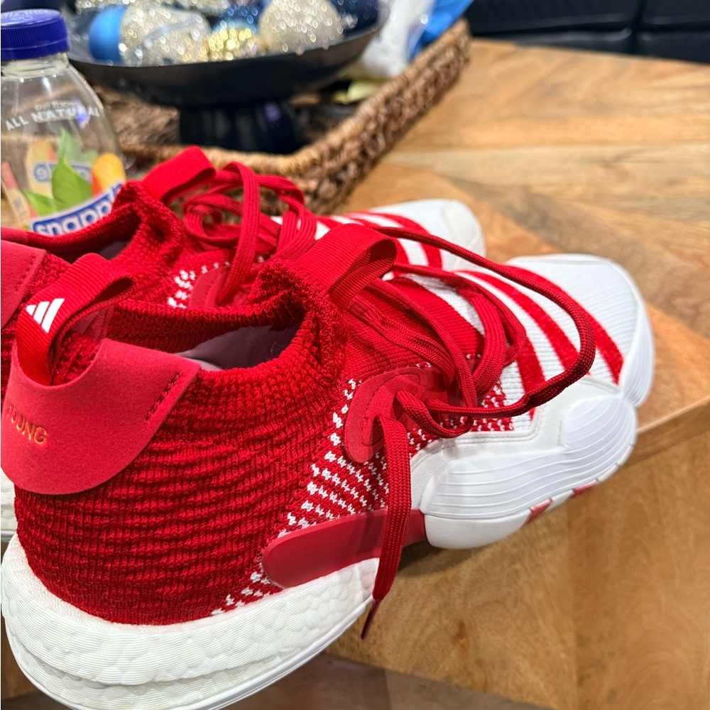 Adidas Trae Young Red Basketball Shoes